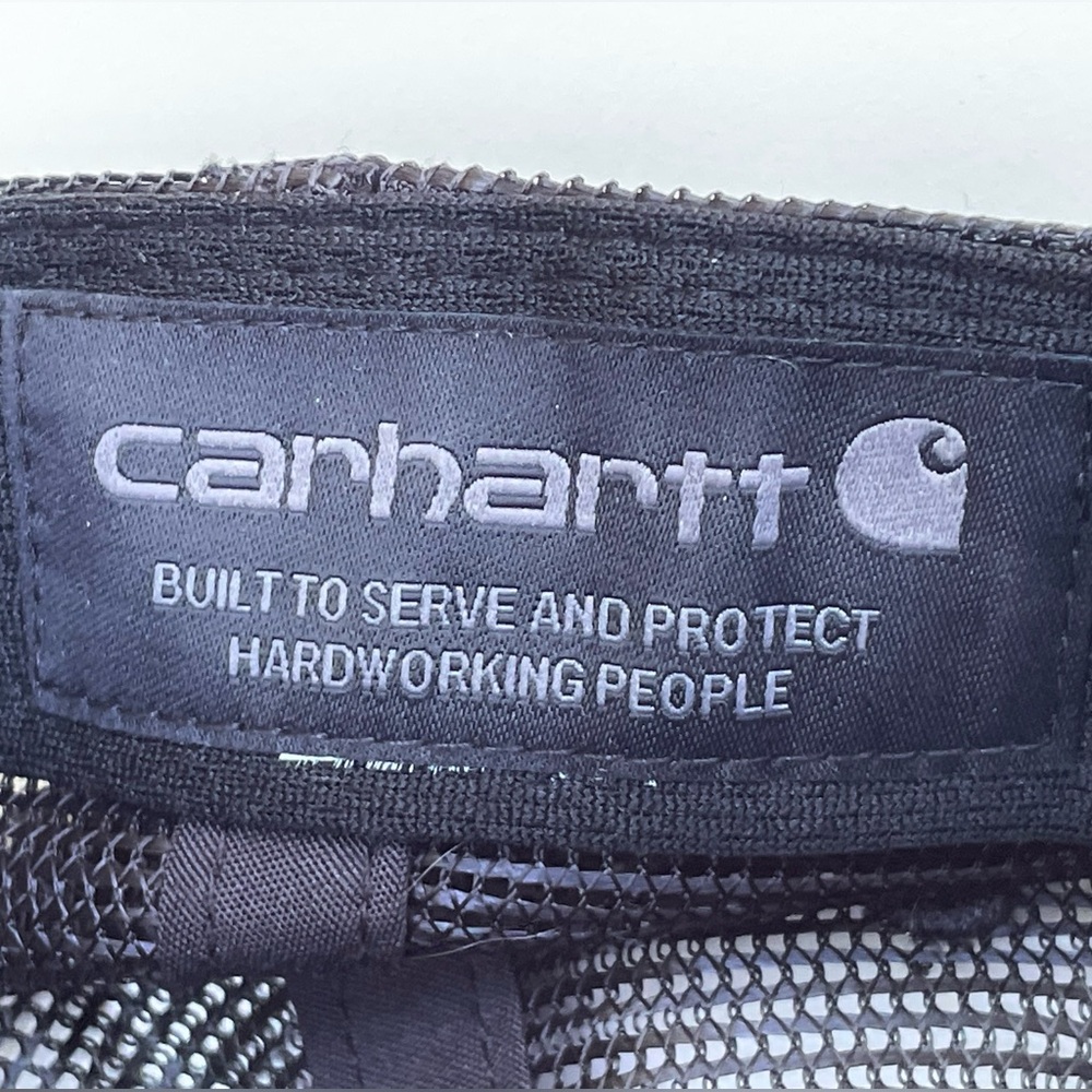 Carhartt Rugged Flex Black Hat With Mesh Back LNWOT - Picture 2 of 11